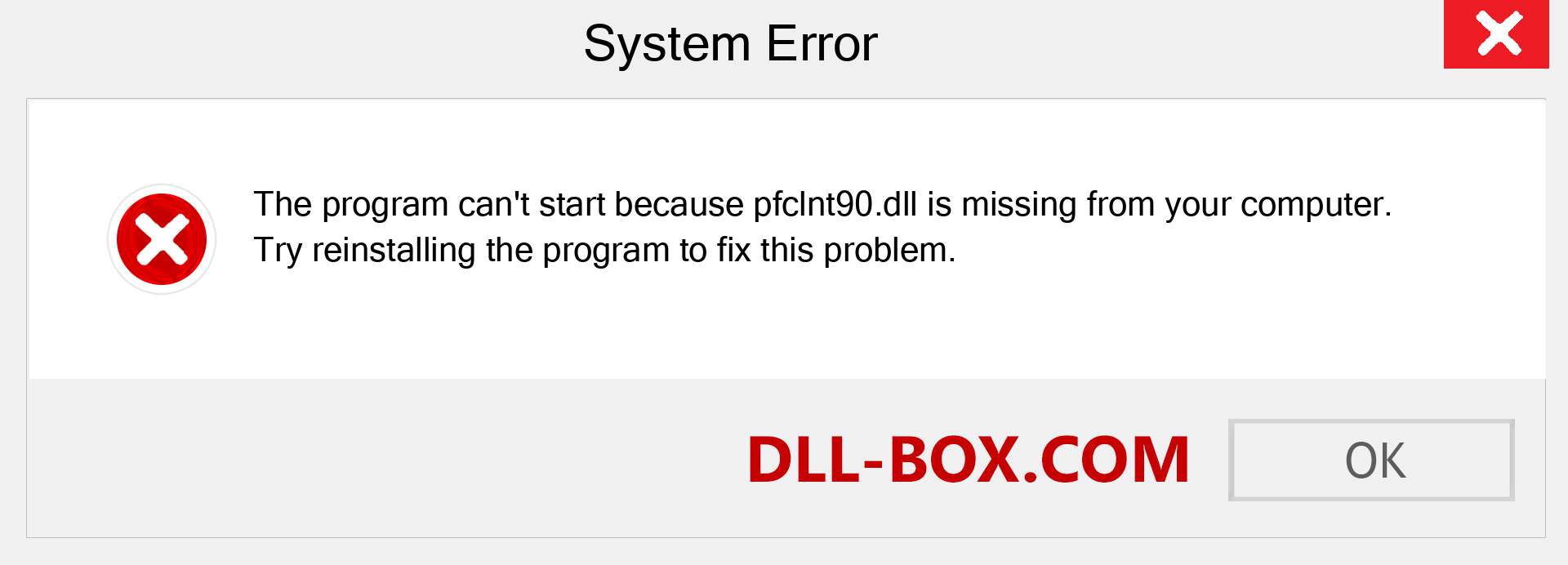  pfclnt90.dll file is missing?. Download for Windows 7, 8, 10 - Fix  pfclnt90 dll Missing Error on Windows, photos, images